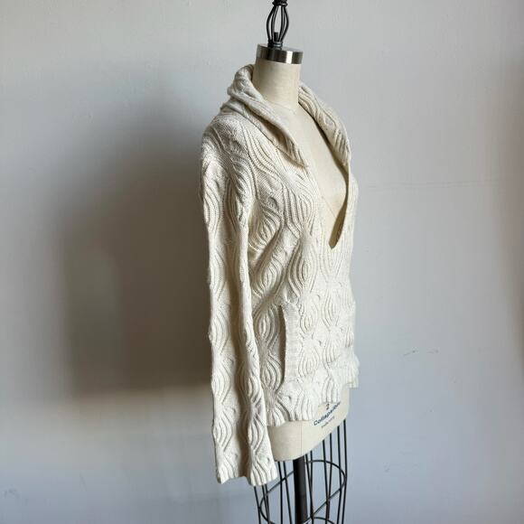 Vintage MODA INTERNATIONAL Textured Wool-Blend Bell-Sleeve Knit Sweater - Picture 7 of 9